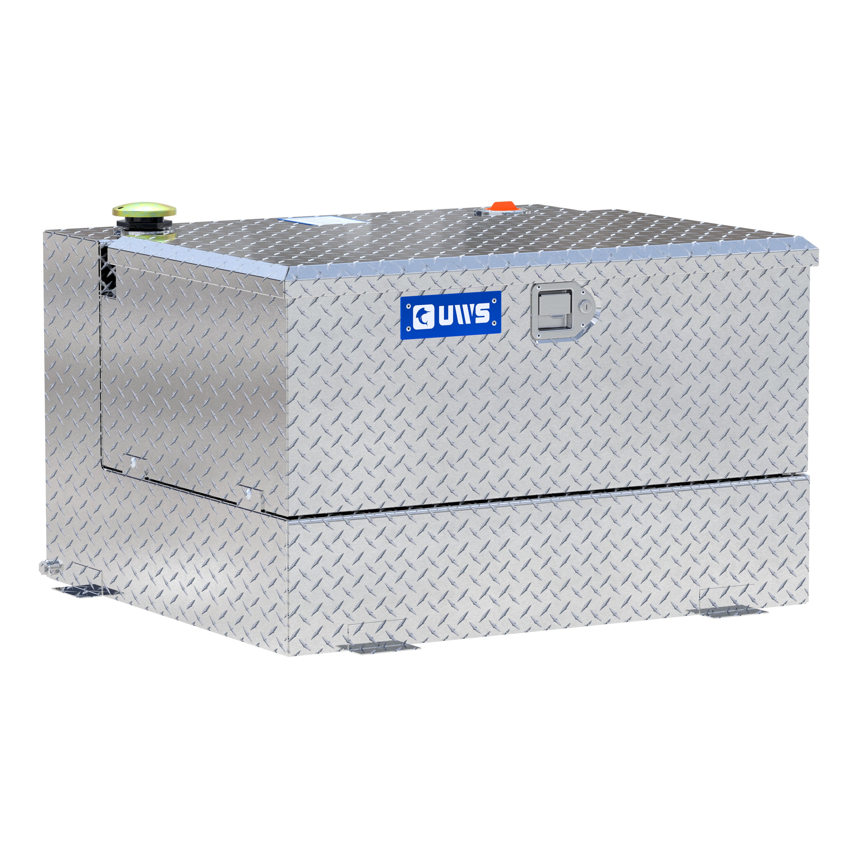 UWS TT-50-COMBO 50-Gallon Combo Bright Aluminum Transfer Tank