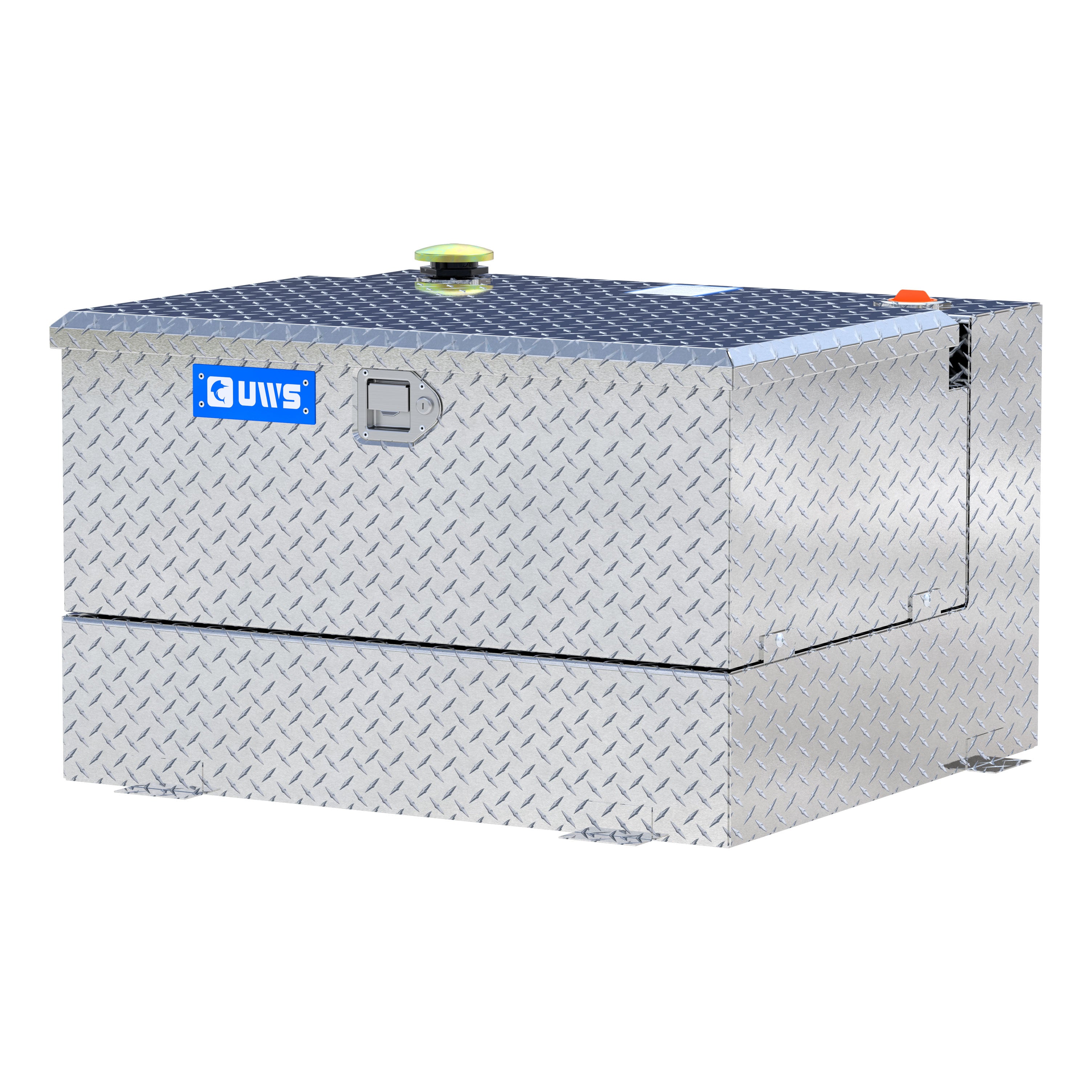 UWS TT-50-COMBO 50-Gallon Combo Bright Aluminum Transfer Tank