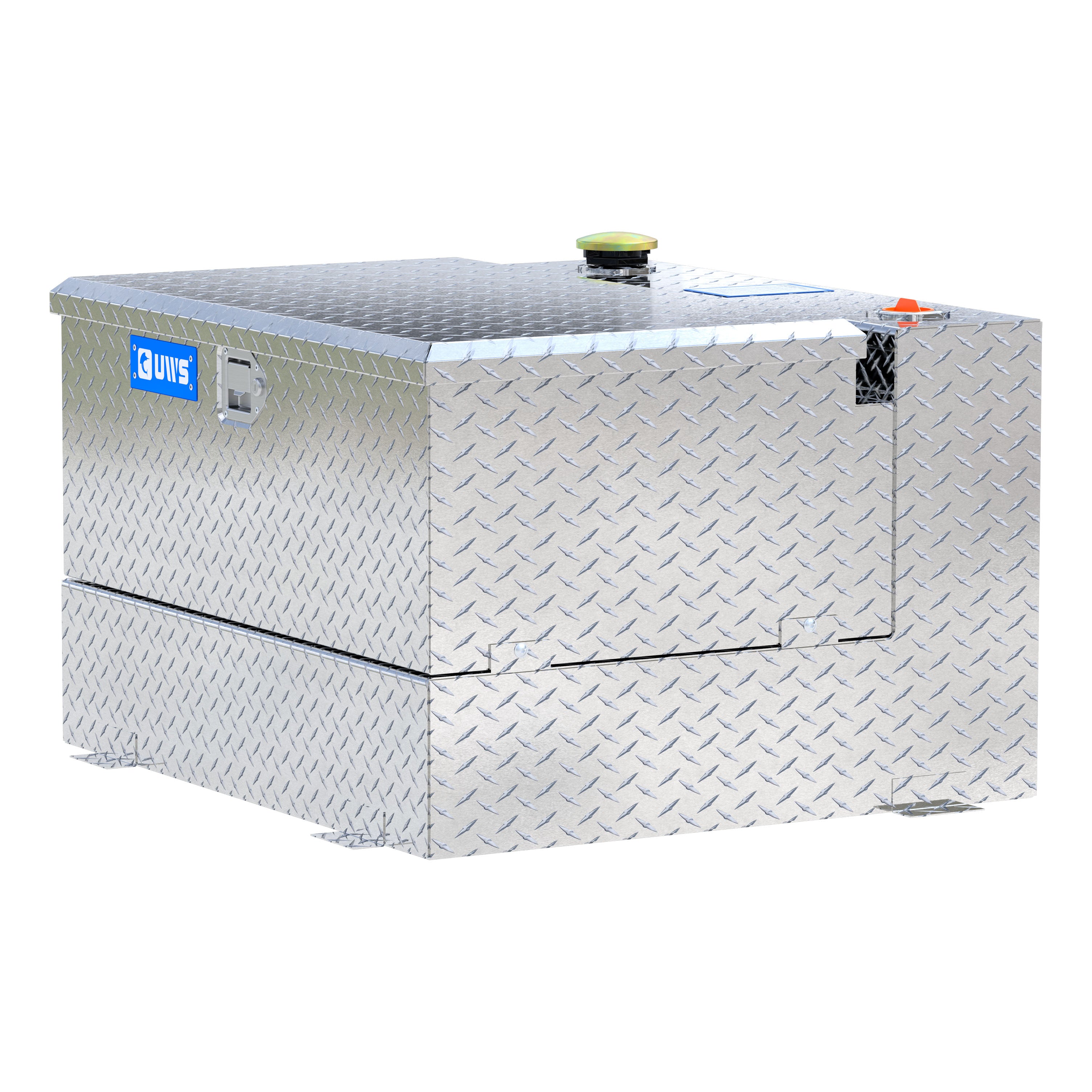 UWS TT-50-COMBO 50-Gallon Combo Bright Aluminum Transfer Tank
