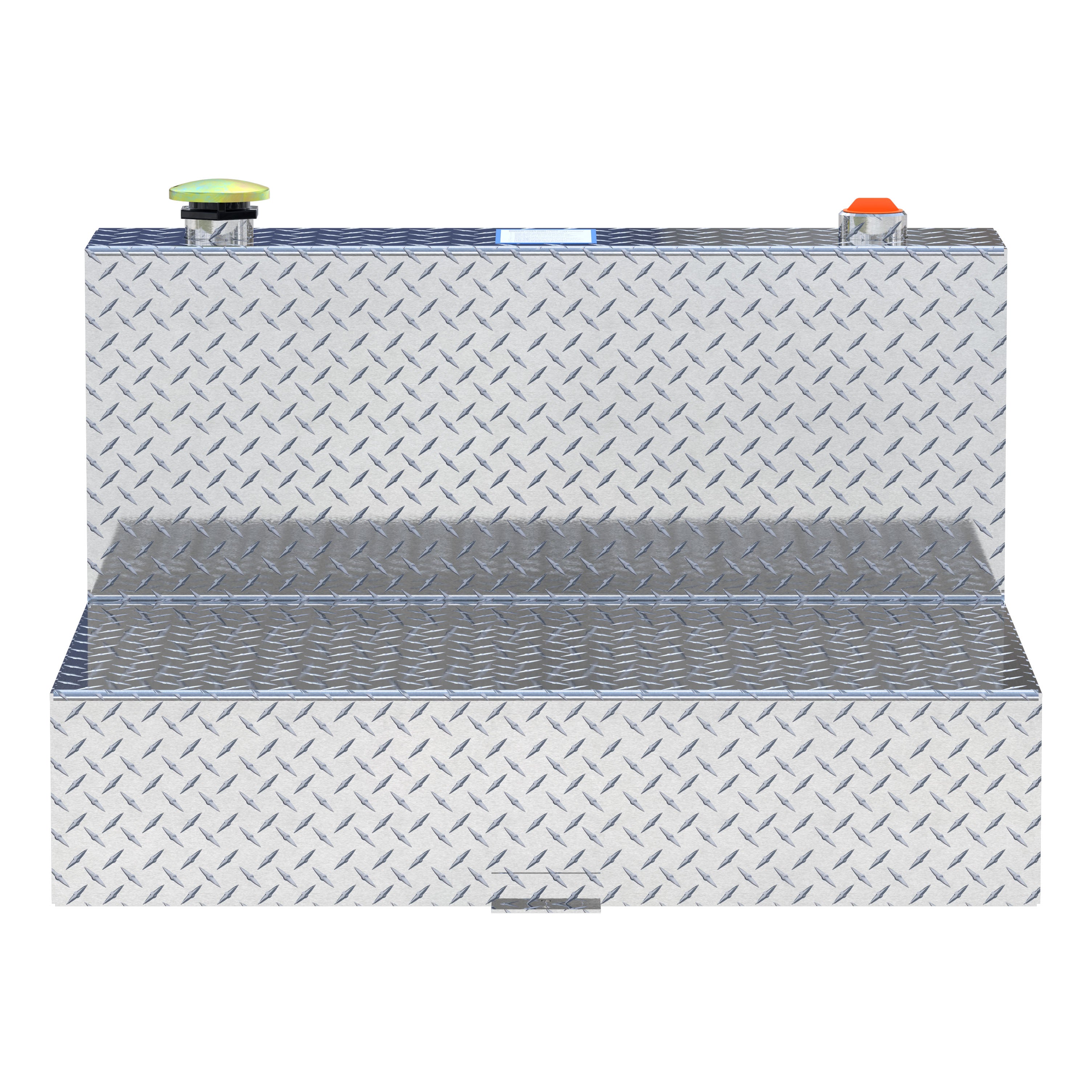 UWS TT-50-L-T-P 50-Gallon L-Shape Bright Aluminum Transfer Tank
