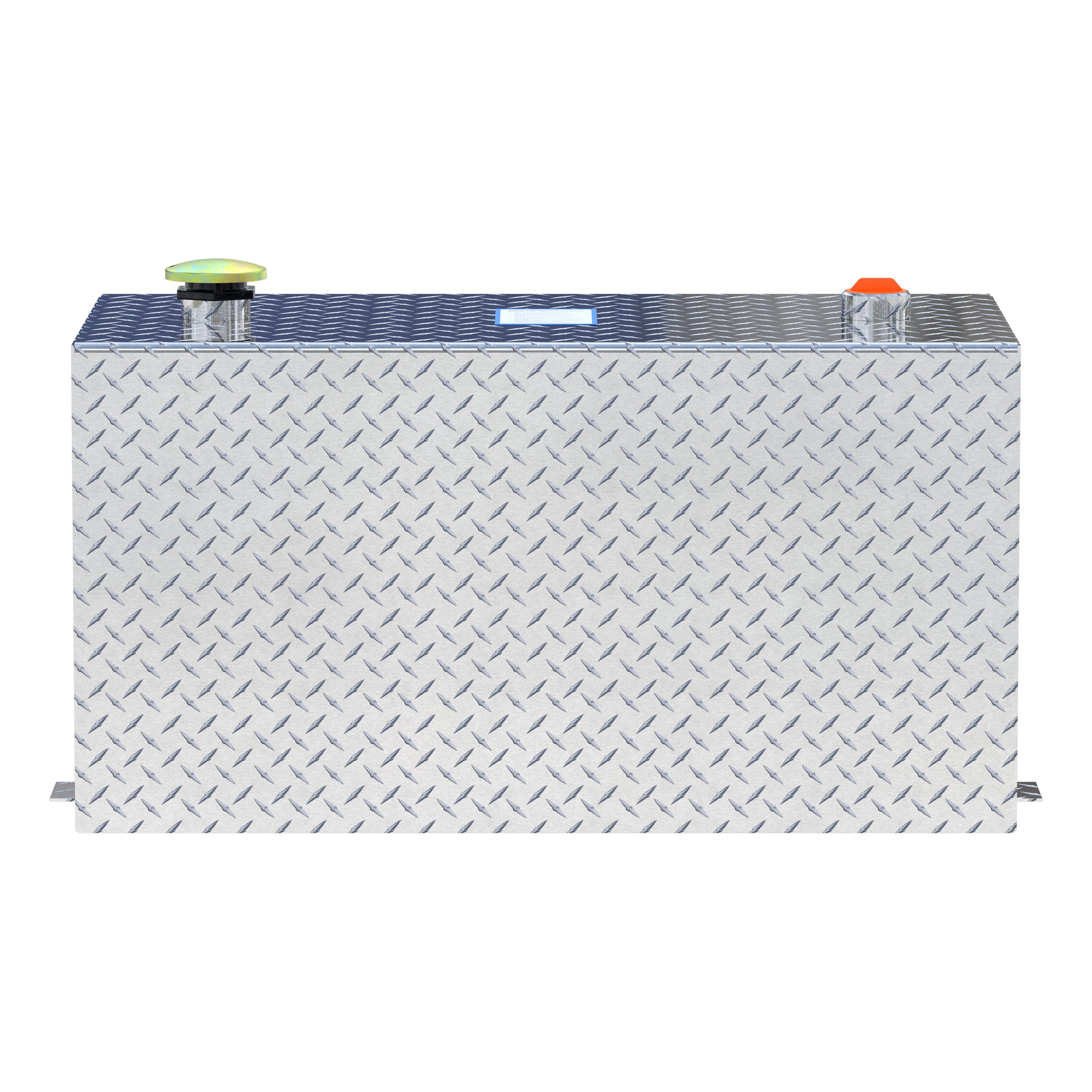 UWS TT-50-R-T-P 50-Gallon Rectangle Bright Aluminum Transfer Tank