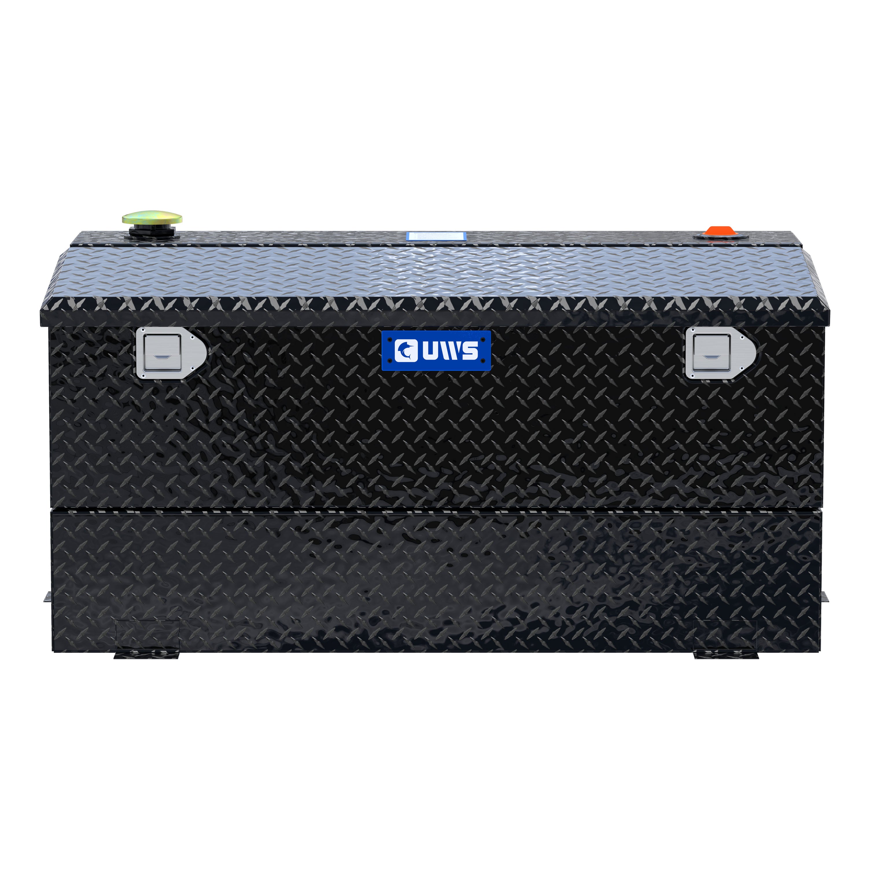 UWS TT-75-COMBO-BLK Gloss Black 75-Gallon Combo Aluminum Transfer Tank
