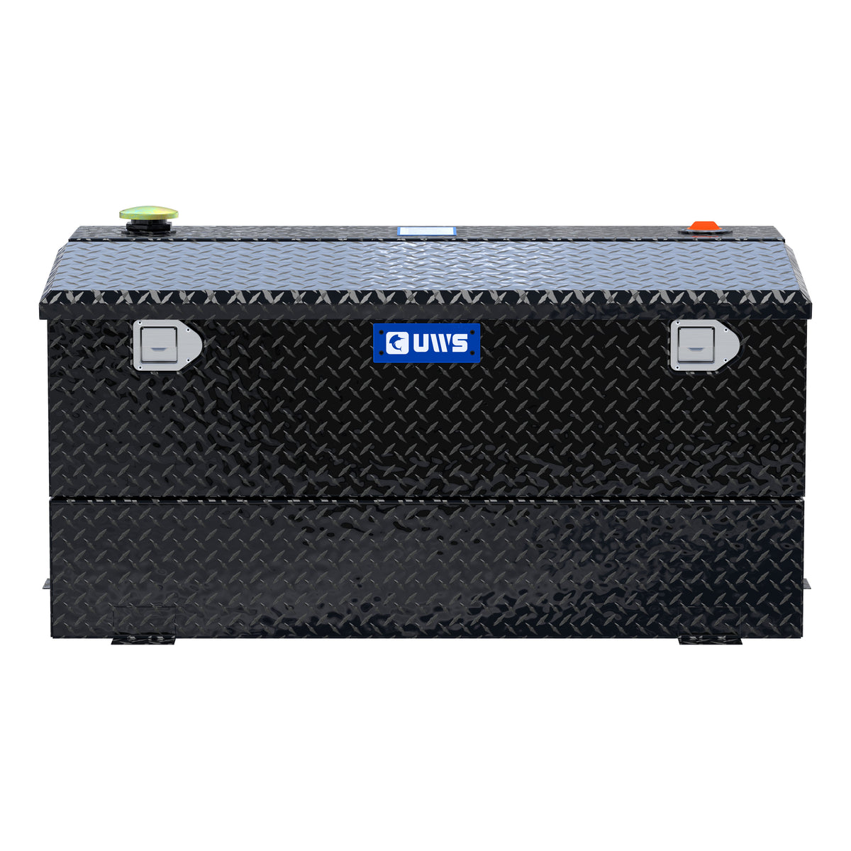 UWS TT-75-COMBO-BLK Gloss Black 75-Gallon Combo Aluminum Transfer Tank