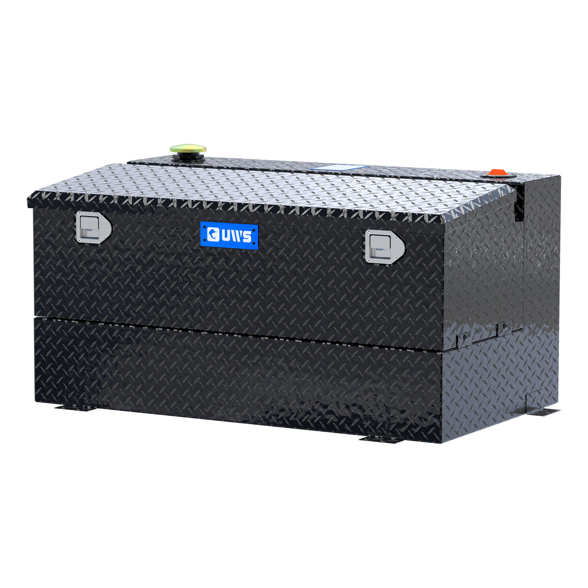 UWS TT-75-COMBO-BLK Gloss Black 75-Gallon Combo Aluminum Transfer Tank