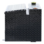 UWS TT-75-COMBO-BLK Gloss Black 75-Gallon Combo Aluminum Transfer Tank