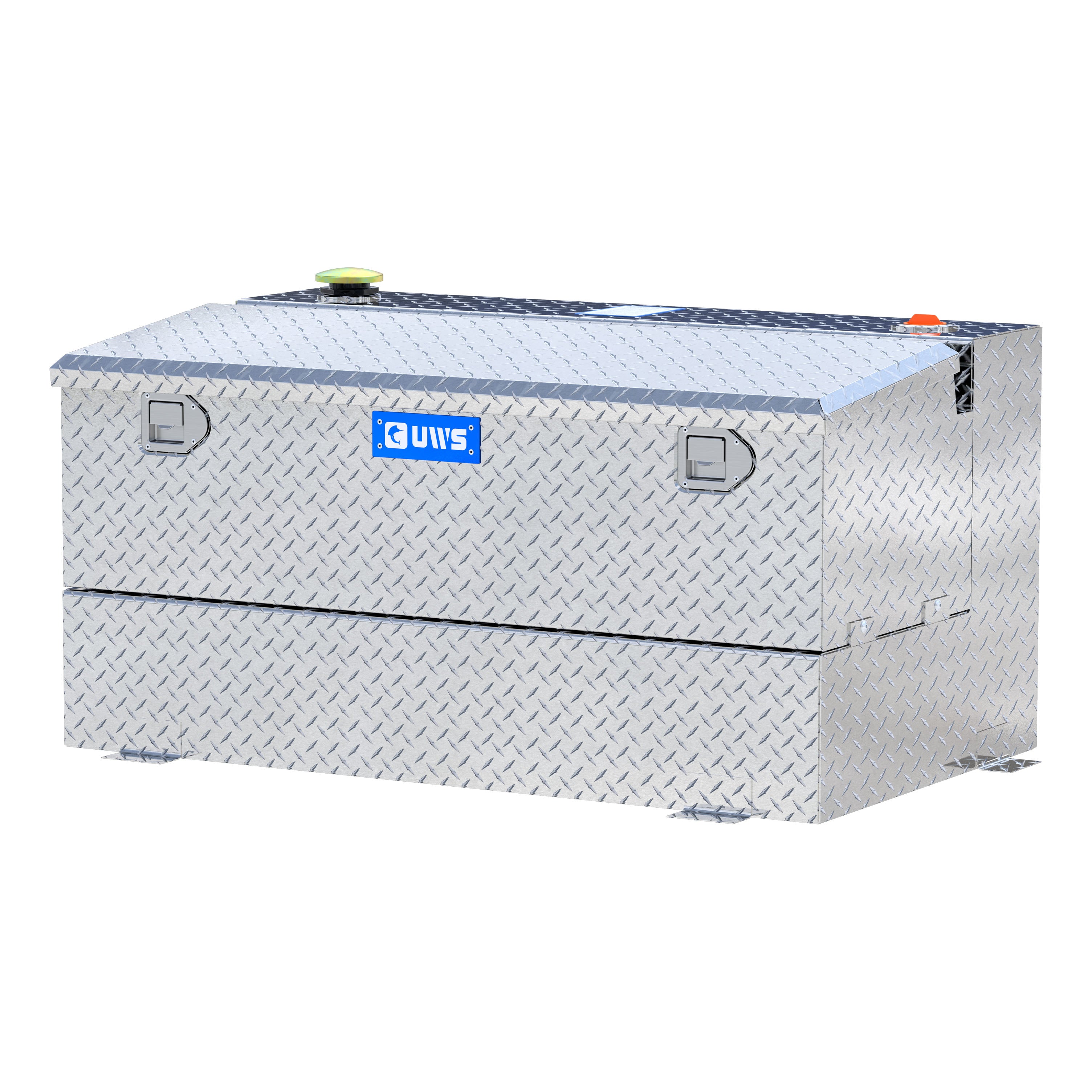 UWS TT-75-COMBO 75-Gallon Combo Bright Aluminum Transfer Tank
