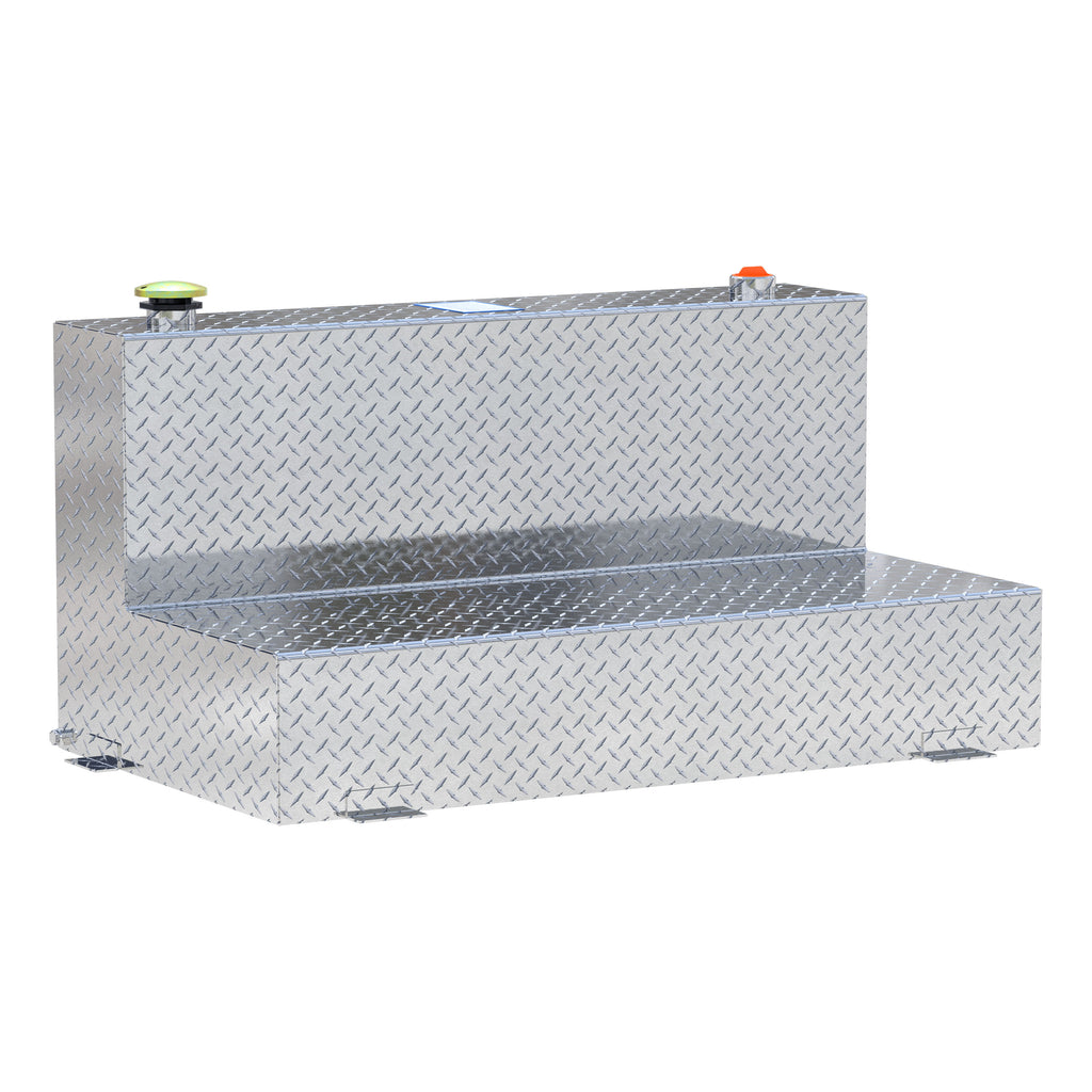 UWS TT-75-L-T-P 75-Gallon L-Shape Bright Aluminum Transfer Tank
