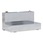 UWS TT-75-L-T-P 75-Gallon L-Shape Bright Aluminum Transfer Tank