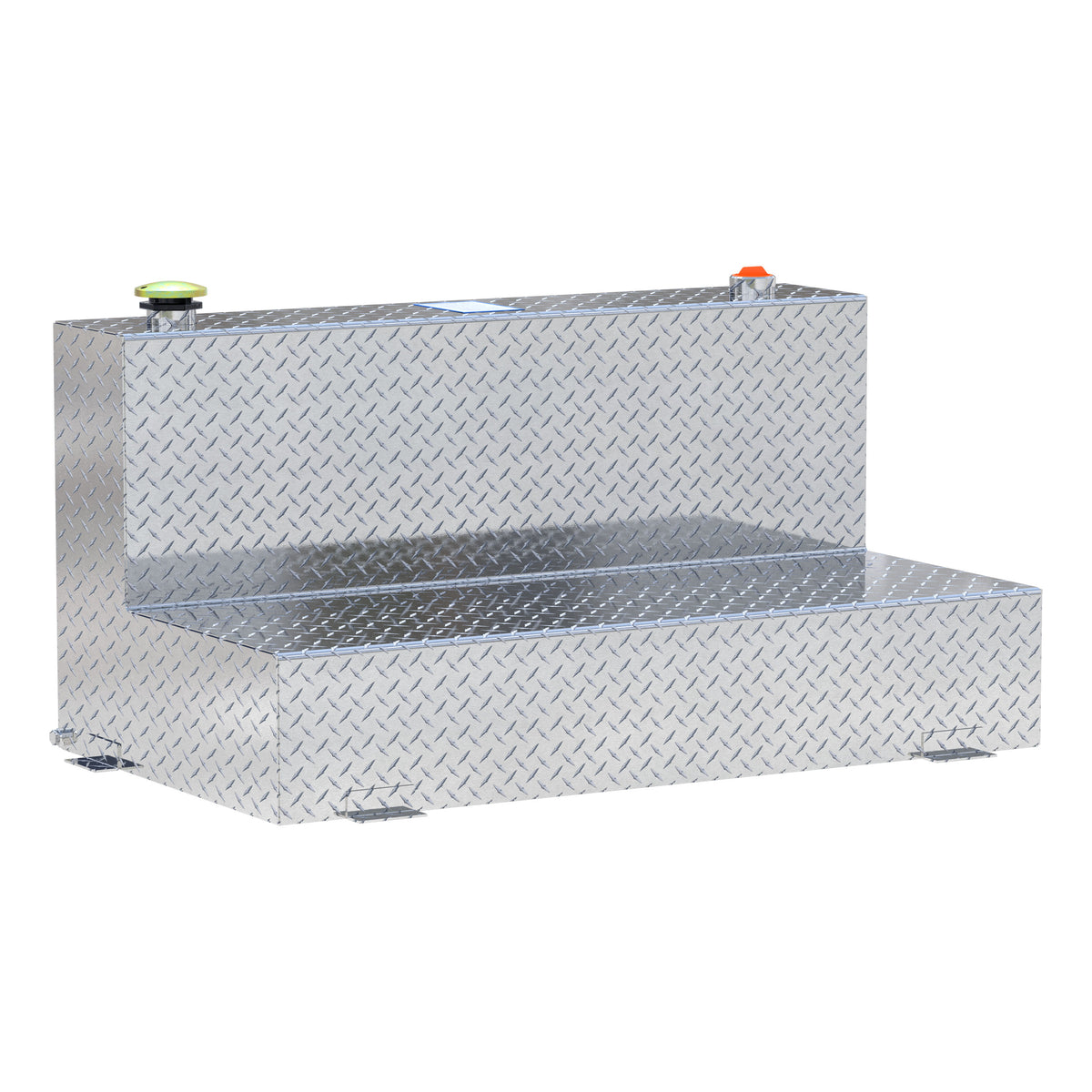 UWS TT-75-L-T-P 75-Gallon L-Shape Bright Aluminum Transfer Tank