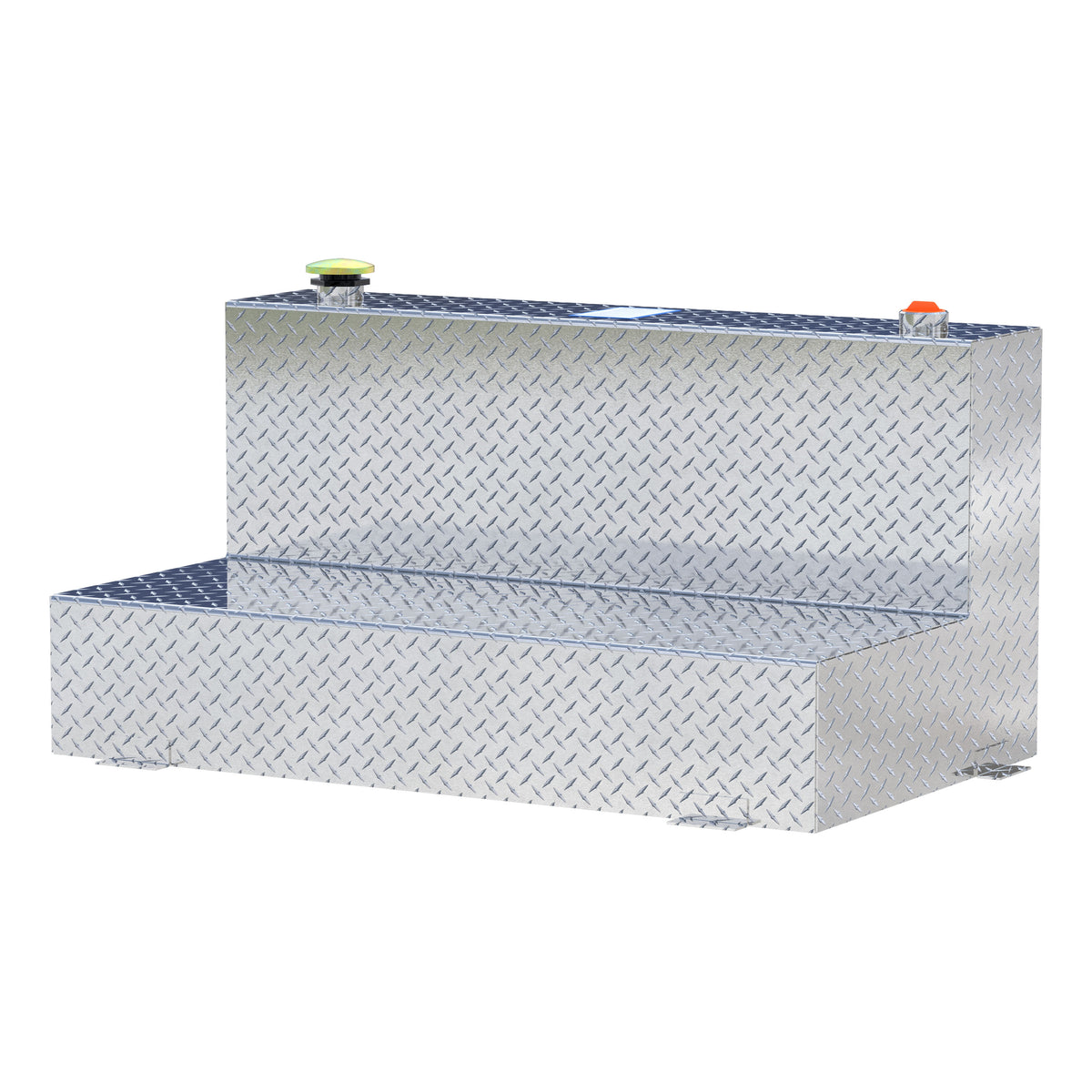 UWS TT-75-L-T-P 75-Gallon L-Shape Bright Aluminum Transfer Tank