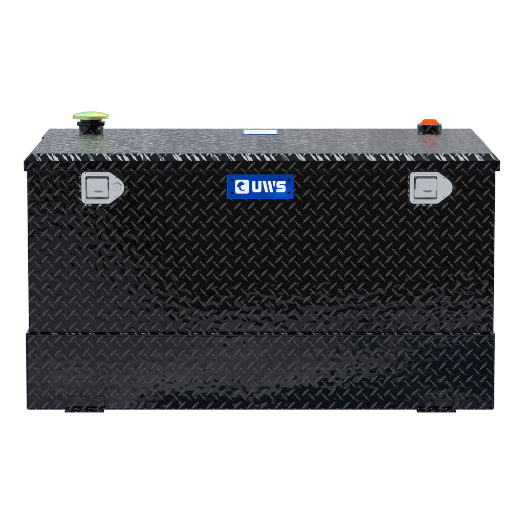 UWS TT-85-COMBO-BLK Gloss Black 85-Gallon Combo Aluminum Transfer Tank