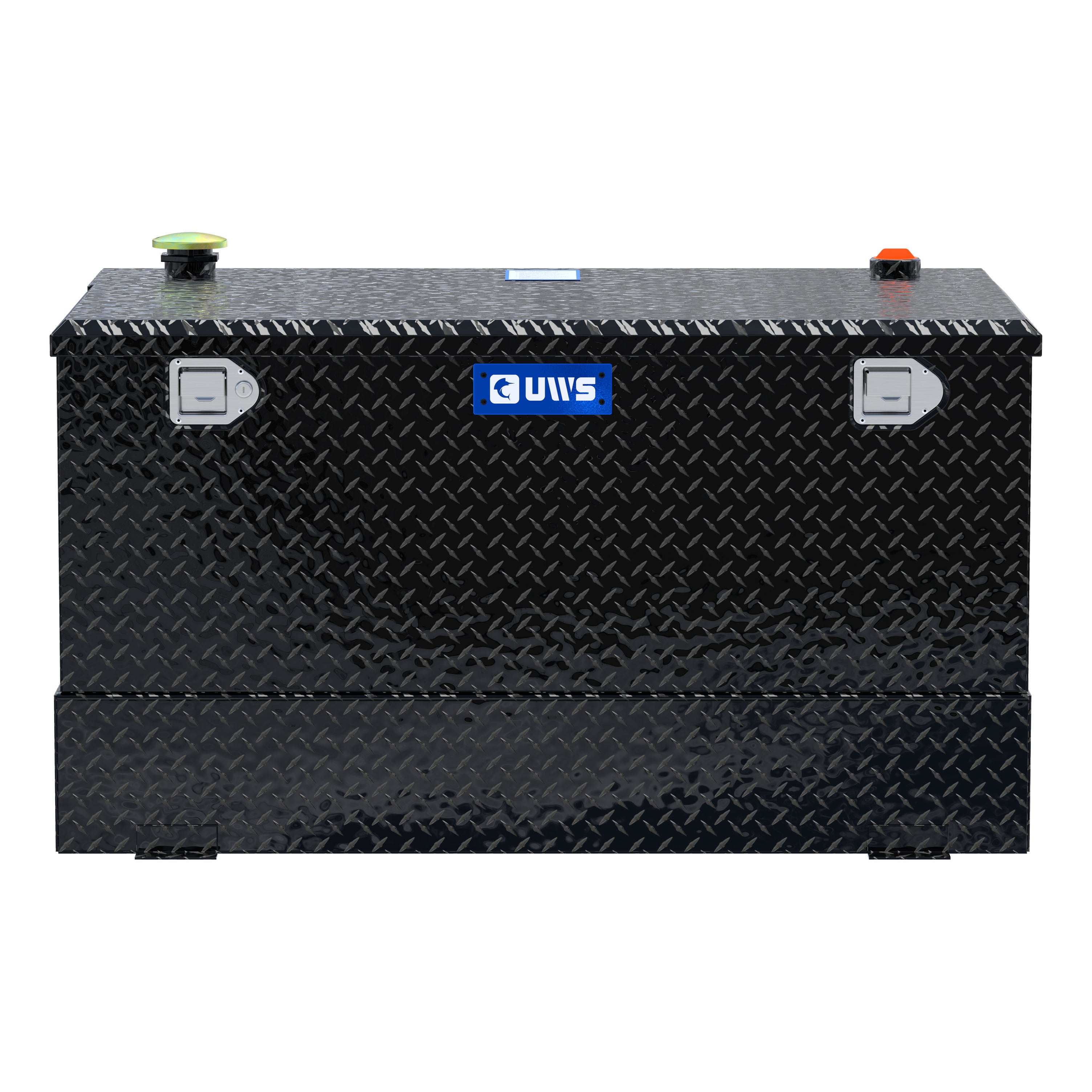 UWS TT-85-COMBO-BLK Gloss Black 85-Gallon Combo Aluminum Transfer Tank