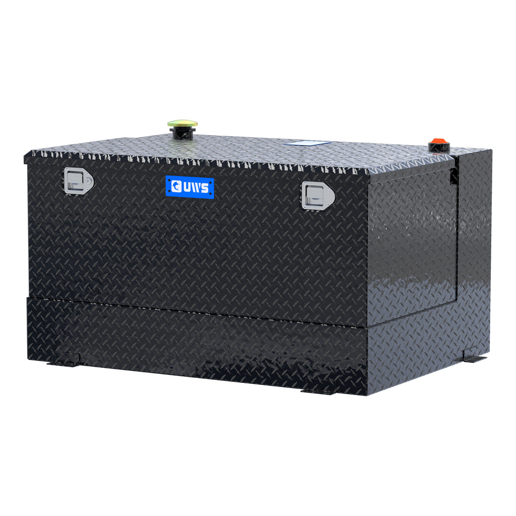 UWS TT-85-COMBO-BLK Gloss Black 85-Gallon Combo Aluminum Transfer Tank