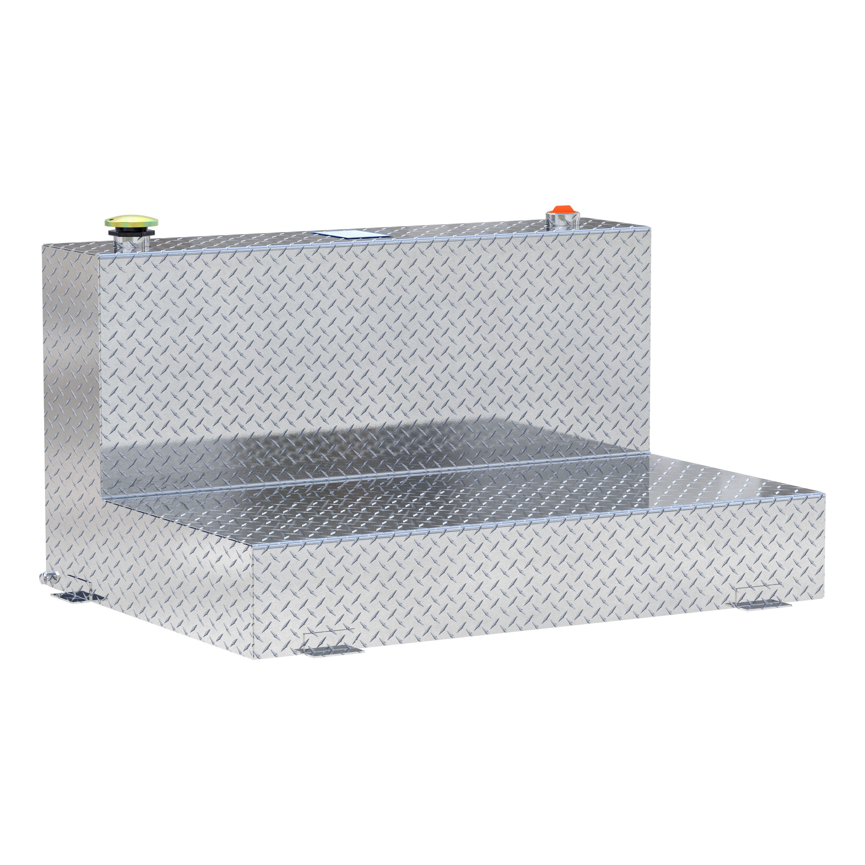 UWS TT-85-L-T-P 85-Gallon L-Shape Bright Aluminum Transfer Tank