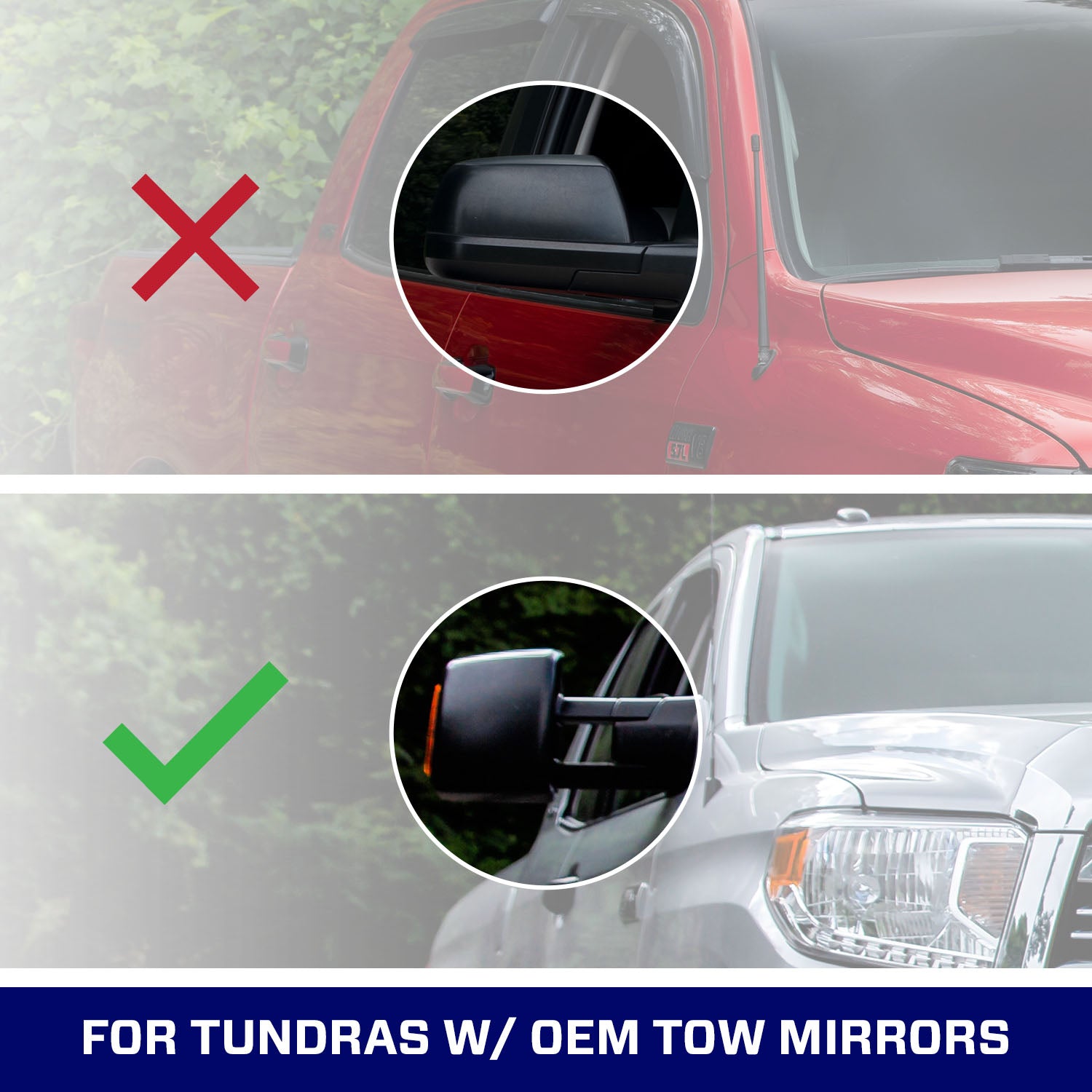 2007-2021 Toyota Tundra LED Mirror Lights (pair) - Apollo Off-Road