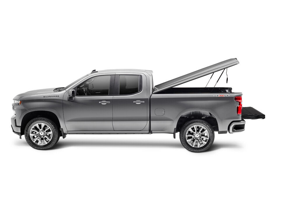 Tonneau Cover Elite LX 2022-2023 Chevrolet Silverado 6 Foot 7 Inch Bed Crew/Ext With Multi-Flex Tailgate Mosaic Black Metallic UnderCover