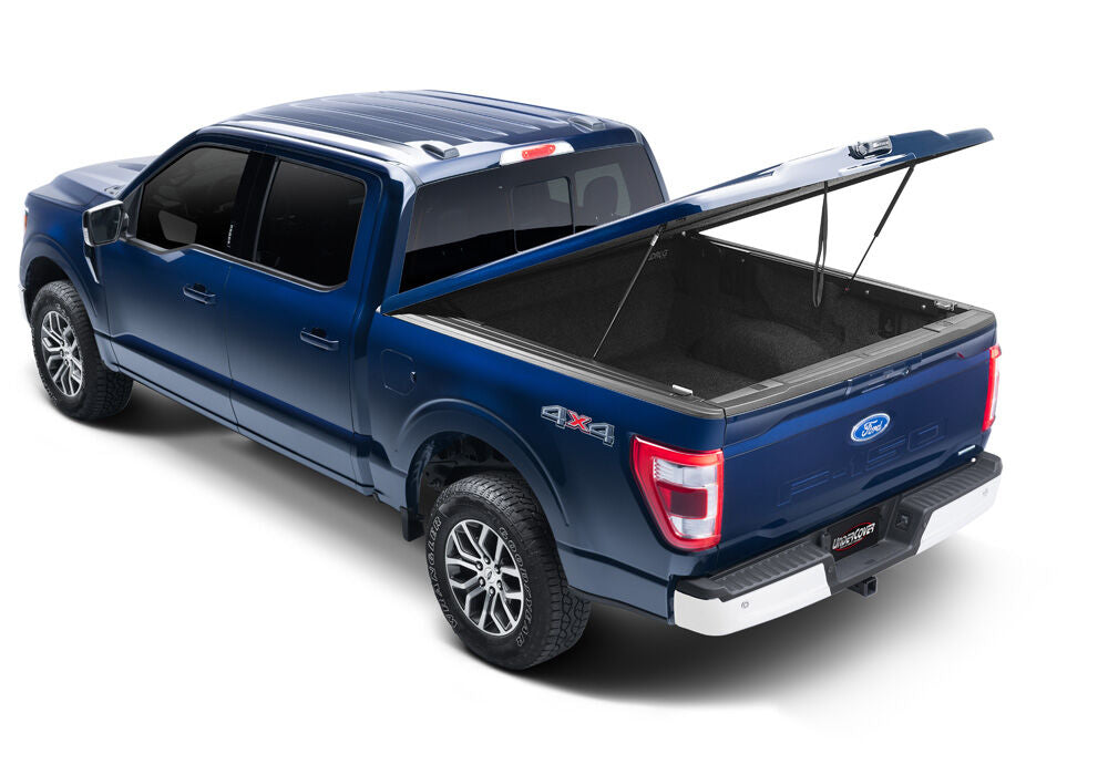 Tonneau Cover Elite LX 2023-2025 Ford F-150 5 Foot 7 Inch Bed Crew (Includes Lightning) Without Pro-Access Tailgate Azure Gray UnderCover