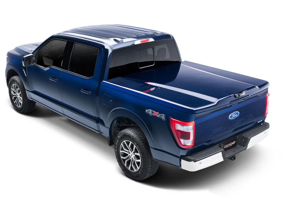 Tonneau Cover Elite LX 2021-2025 Ford F-150 5 Foot 7 Inch Bed Crew (Includes Lightning) Without Pro-Access Tailgate Carbonized Gray UnderCover