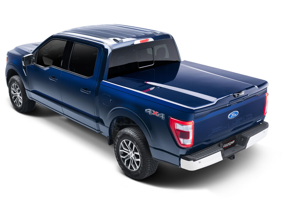 Tonneau Cover Elite LX 2021-2025 Ford F-150 5 Foot 7 Inch Bed Crew (Includes Lightning) Without Pro-Access Tailgate Agate Black UnderCover