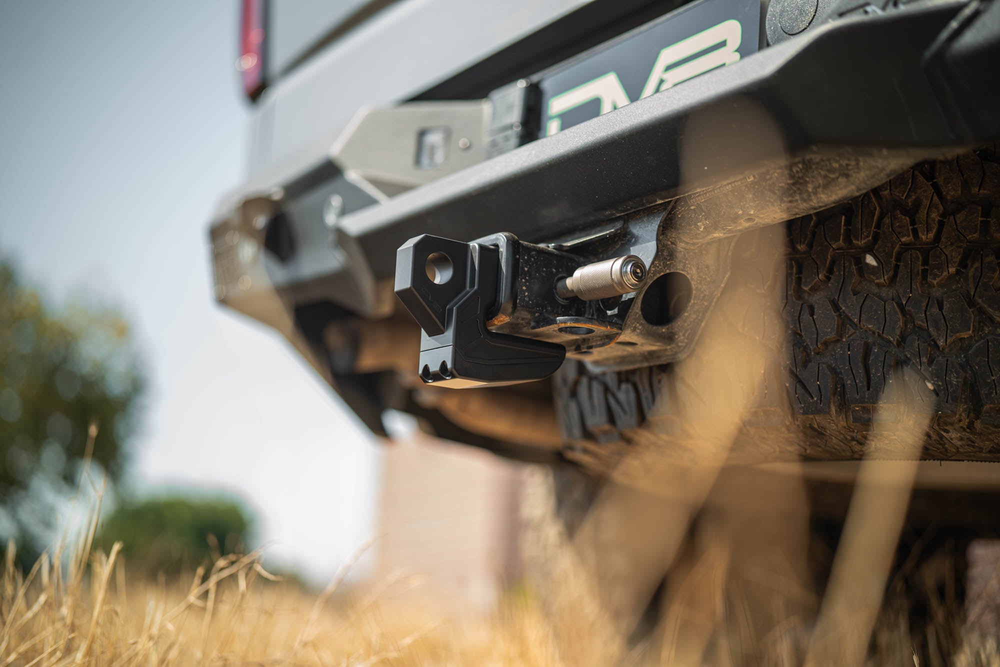 DV8 Xtract Hitch Skid Plate Black DV8 Offroad