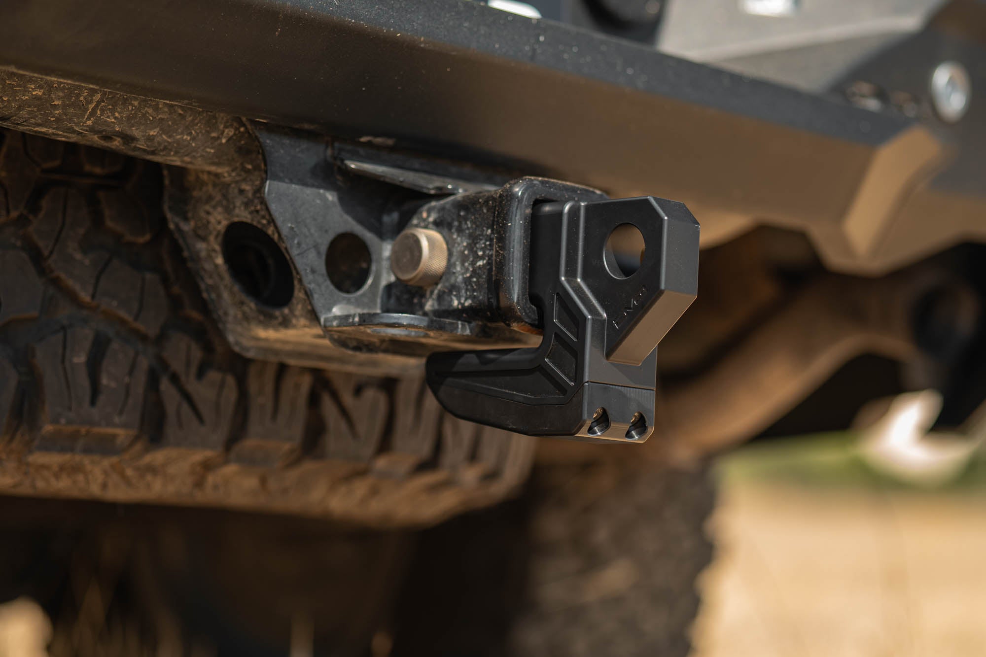 DV8 Xtract Hitch Skid Plate Black DV8 Offroad