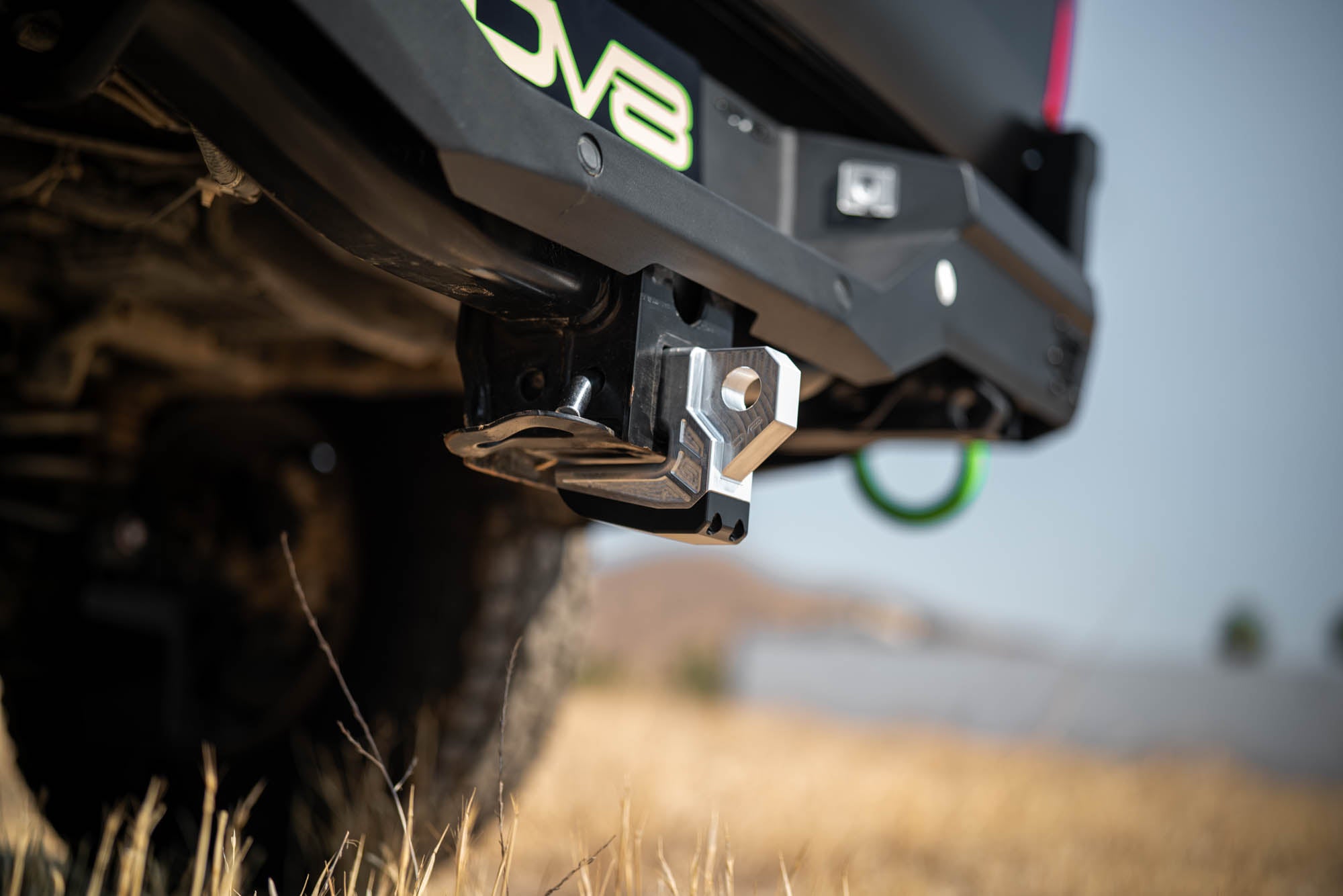 DV8 Xtract Hitch Skid Plate Raw DV8 Offroad
