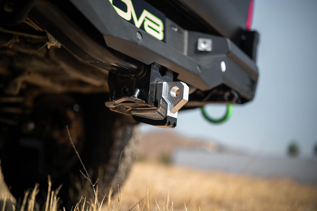 DV8 Xtract Hitch Skid Plate Raw DV8 Offroad