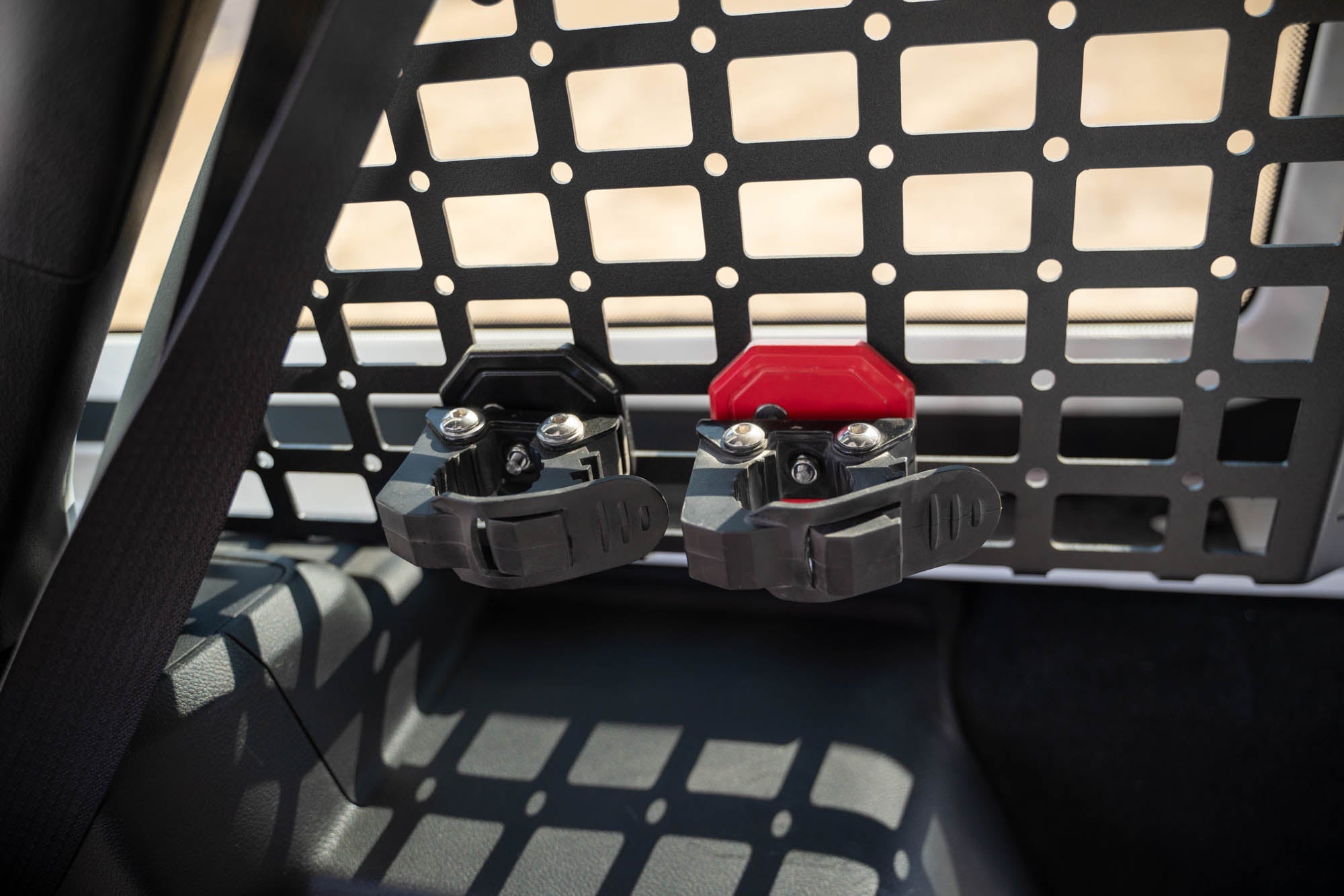 Quick Release Molle Tool Mounts Black DV8 Offroad