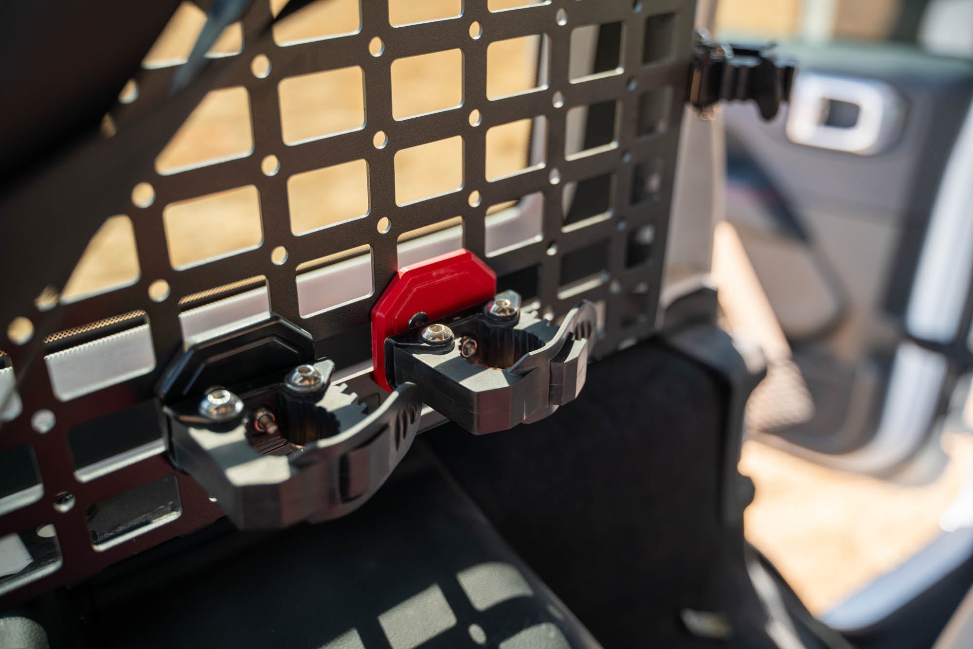 Quick Release Molle Tool Mounts Black DV8 Offroad