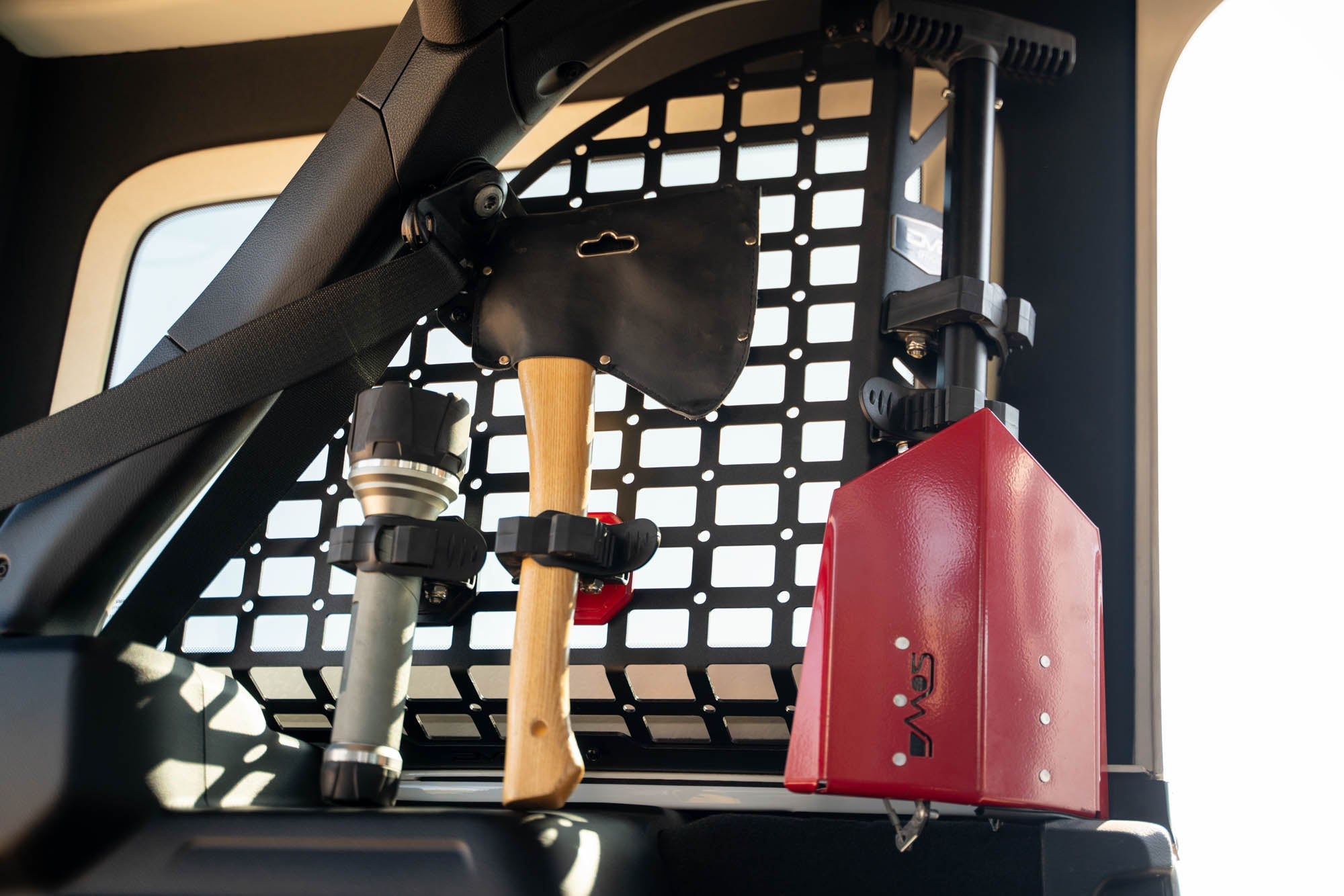 Quick Release Molle Tool Mounts Black DV8 Offroad
