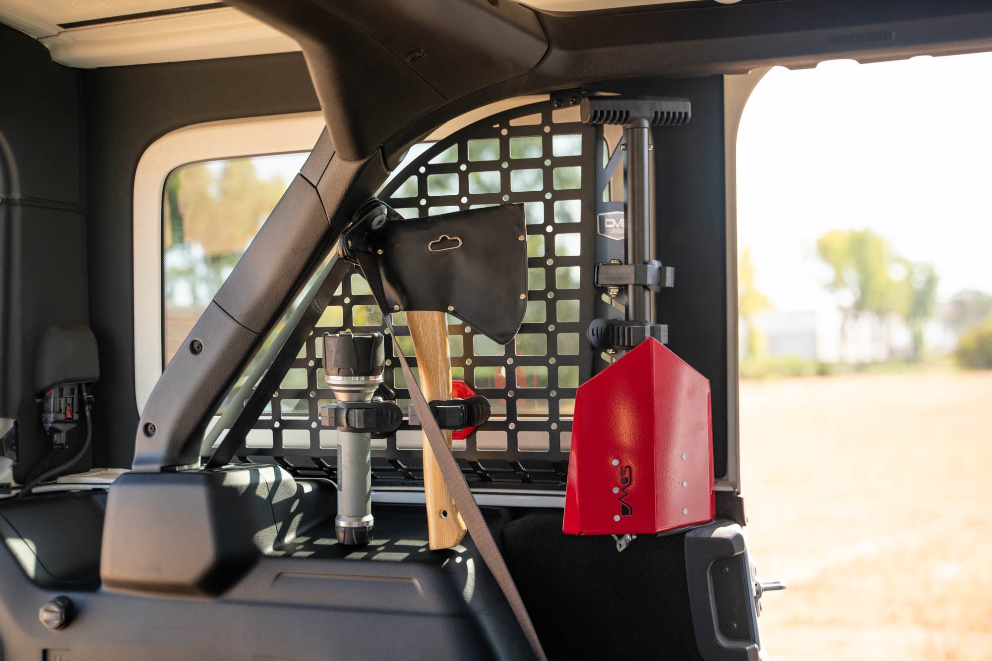 Quick Release Molle Tool Mounts Black DV8 Offroad