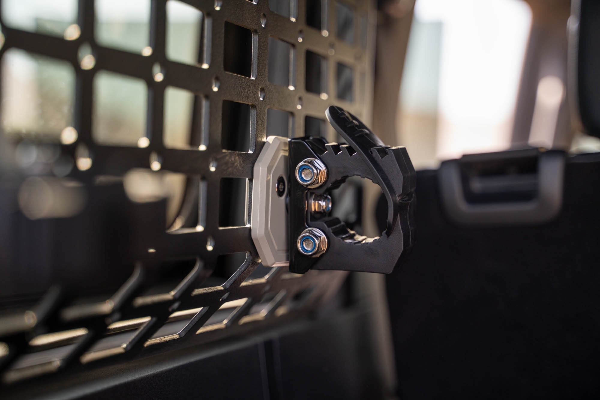 Quick Release Molle Tool Mounts Grey DV8 Offroad