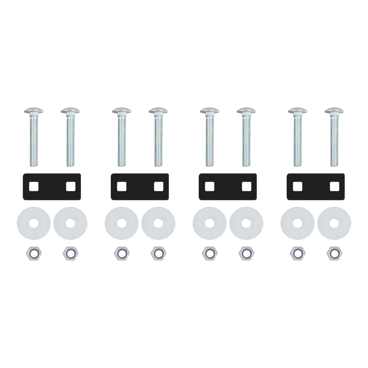 UWS UTV-59KM UTV Tool Box Hardware Kit for Kawasaki Mule Pro-FXT
