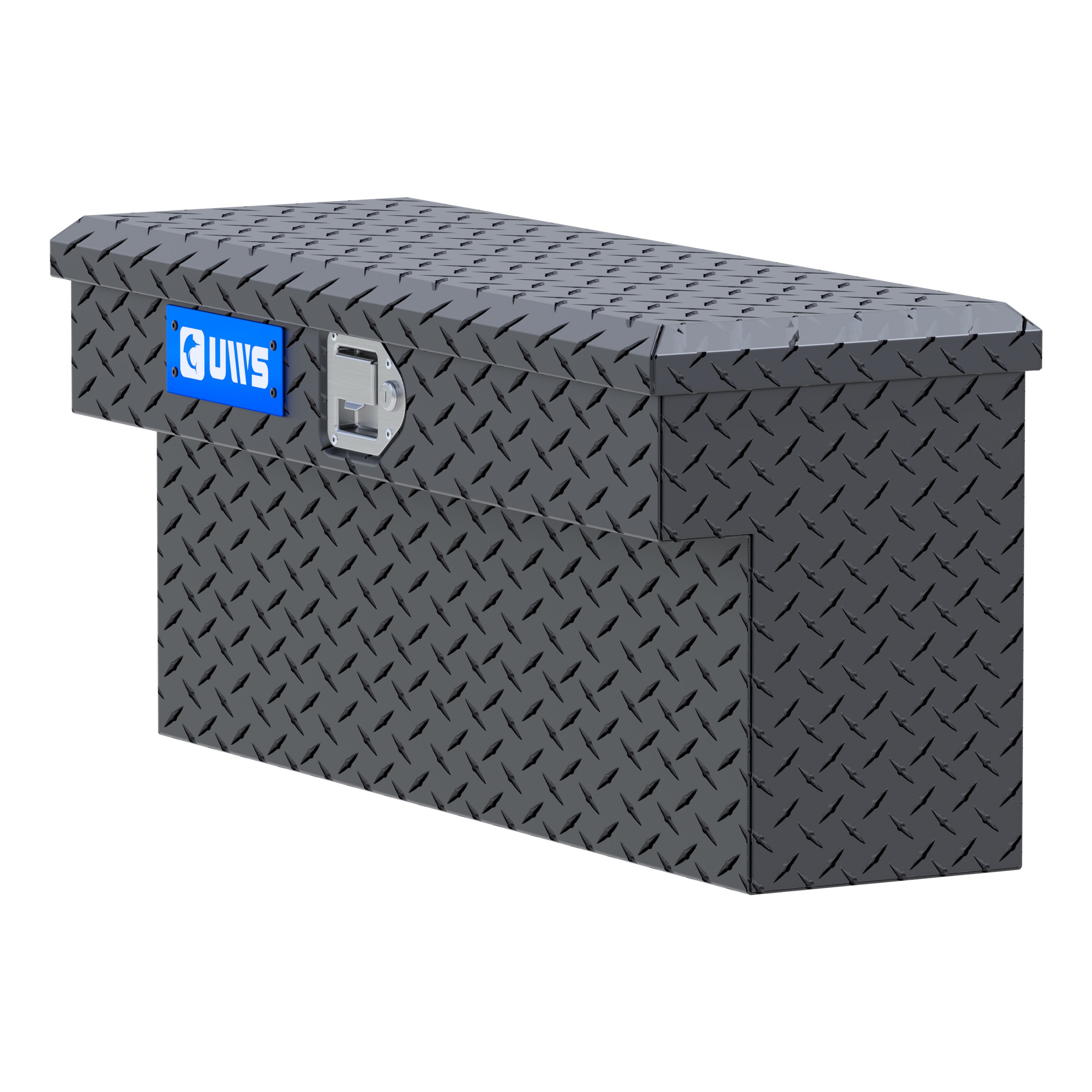 UWS UTV-SM33-MB Matte Black Aluminum UTV Side Tool Box - Polaris Ranger (LTL Shipping Only)
