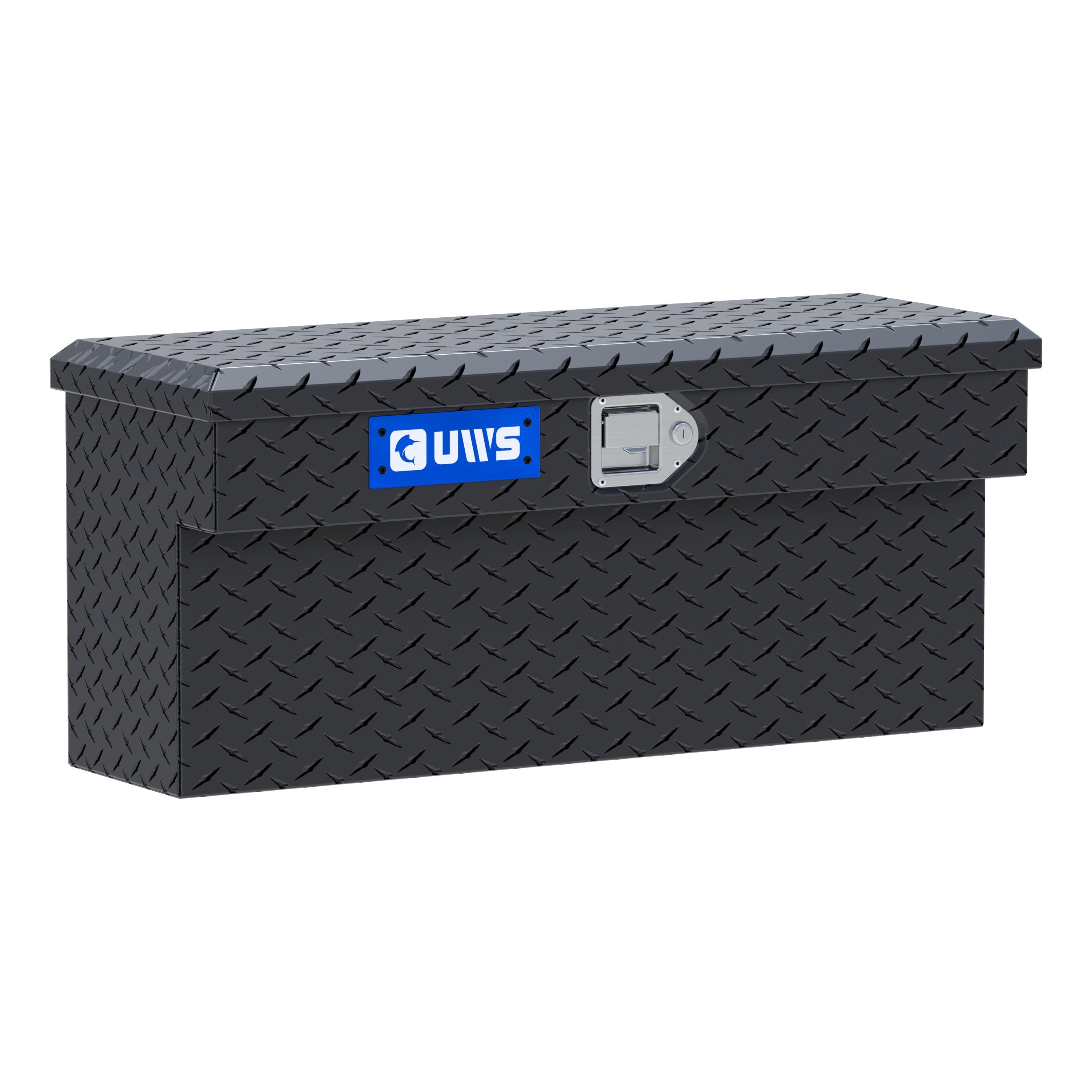 UWS UTV-SM33-MB Matte Black Aluminum UTV Side Tool Box - Polaris Ranger (LTL Shipping Only)