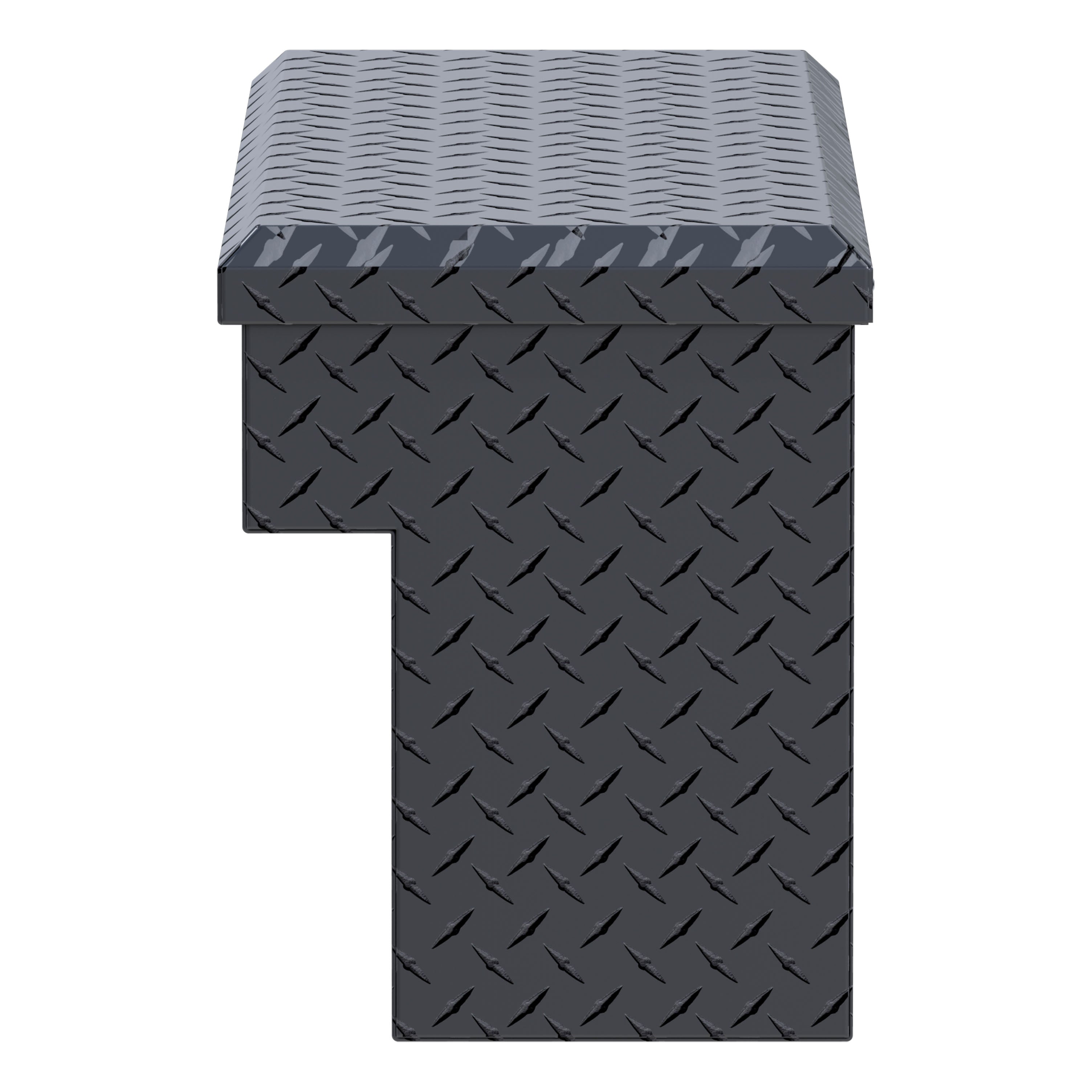 UWS UTV-SM33-MB Matte Black Aluminum UTV Side Tool Box - Polaris Ranger (LTL Shipping Only)