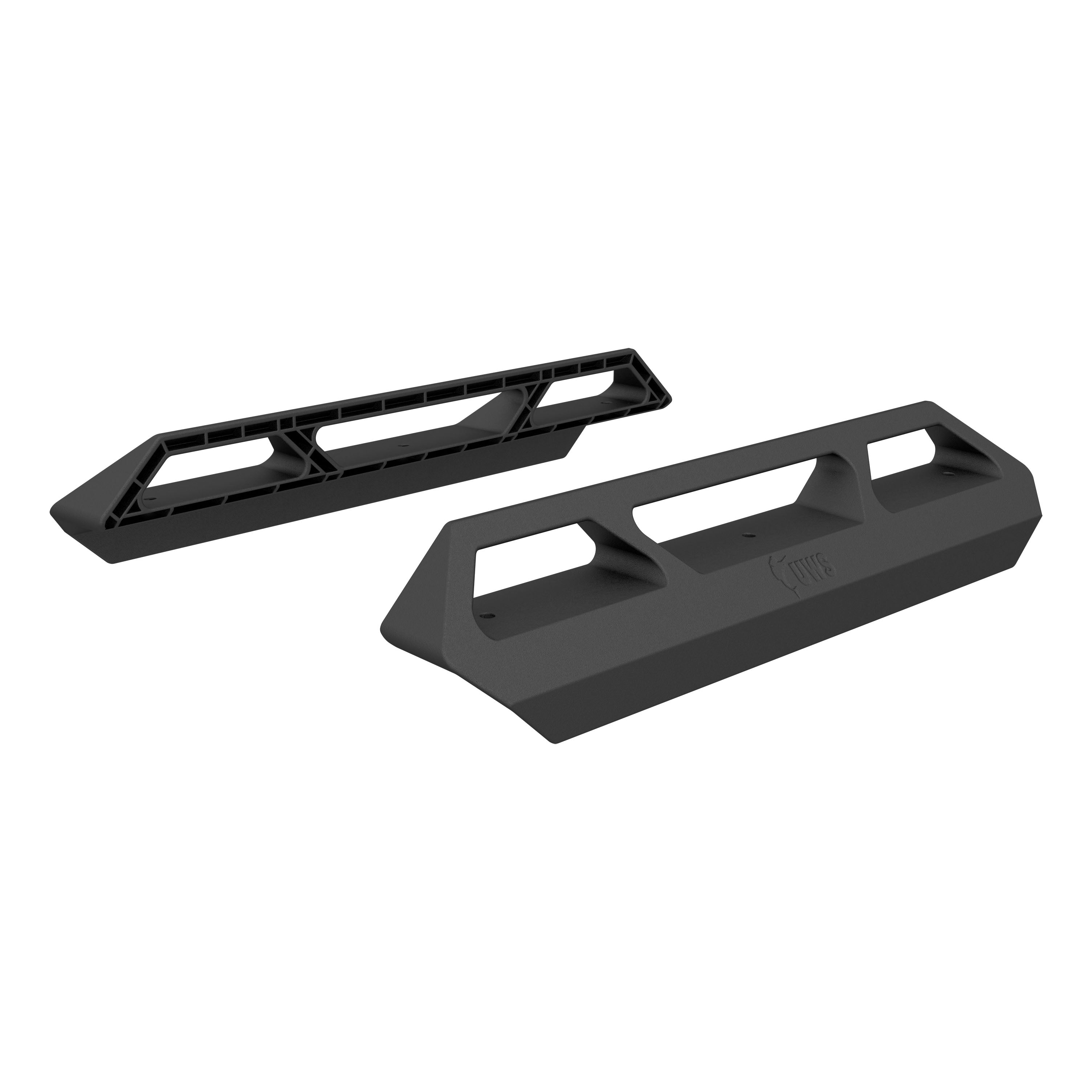 UWS Truck Tool Box Tie-Down Side Rails Kit, Black, Heavy-Duty Mounting Clamp System for Pickup Truck Bed Toolboxes, Fits UWS Boxes with 3/4" Chamfered Lid, Hardware Included