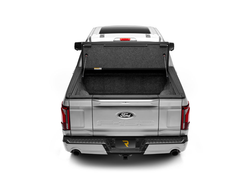 Tonneau Cover RealTruck NASCAR Edition 2019 (New Body Style) 2026 Chevrolet Silverado/GMC Sierra (Without CarbonPro Bed) 5 Foot 9 Inch Bed (New Body Style) Crew/Ext With Or Without MultiPro Tailgate Matte Black Finish