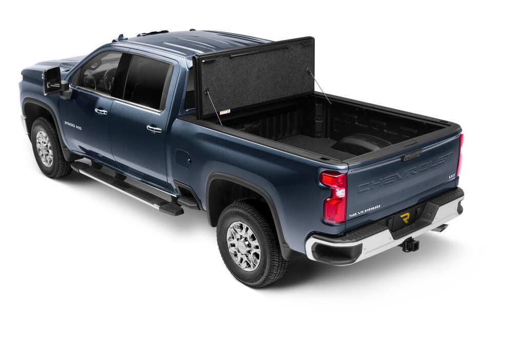 Tonneau Cover Ultra Flex 2020-2026 Silverado/Sierra 2500 HD/3500 HD 6 Foot 10 Inch Bed Matte Black Finish UnderCover