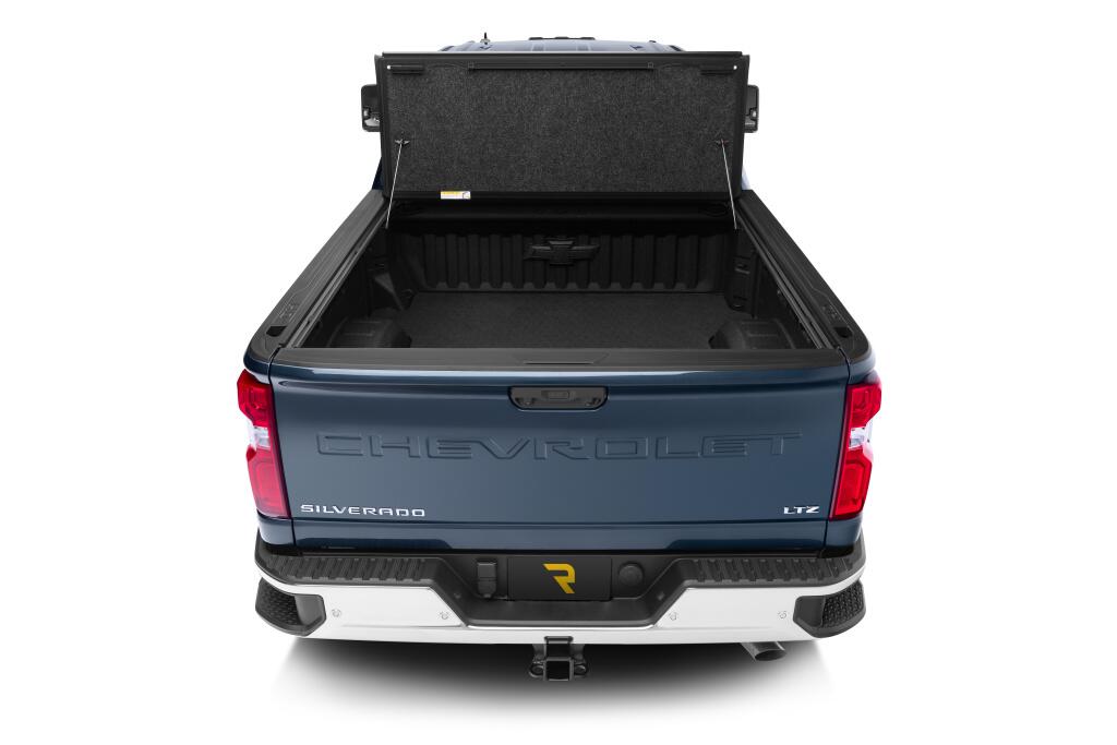 Tonneau Cover Ultra Flex 2020-2026 Silverado/Sierra 2500 HD/3500 HD 8 Foot 2 Inch Bed Matte Black Finish UnderCover