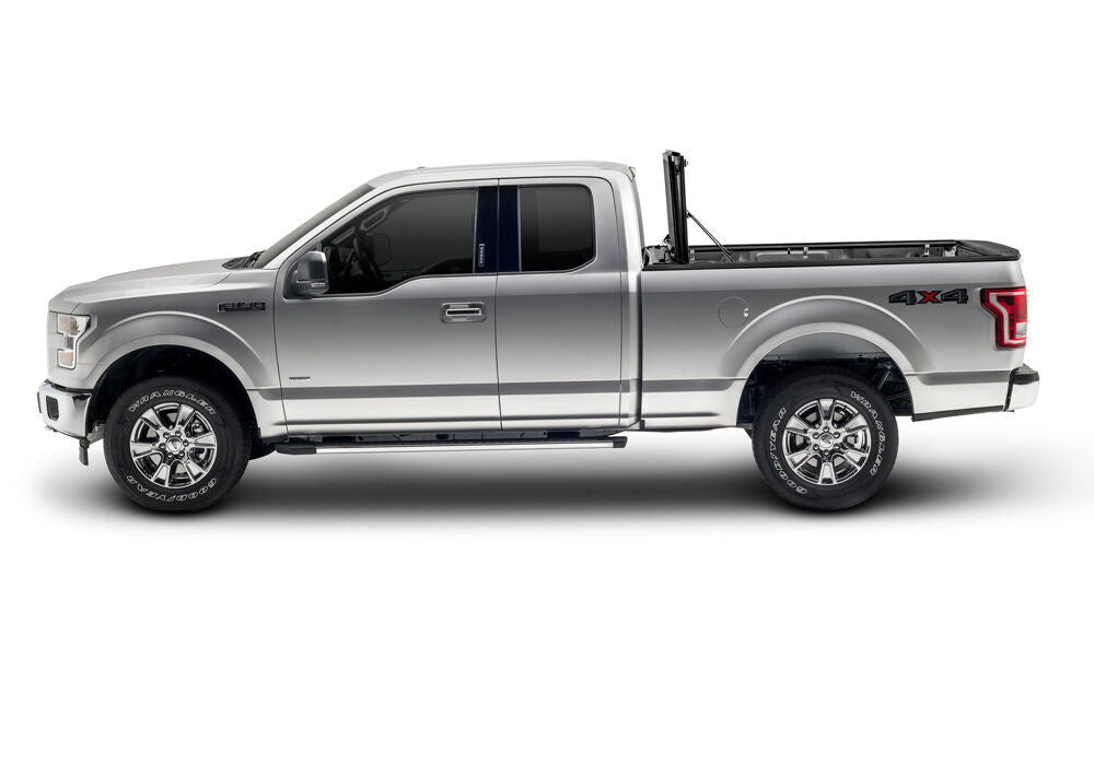 Tonneau Cover Ultra Flex 2015-2020 Ford F-150 5 Foot 7 Inch Bed Ext/Crew Matte Black Finish UnderCover