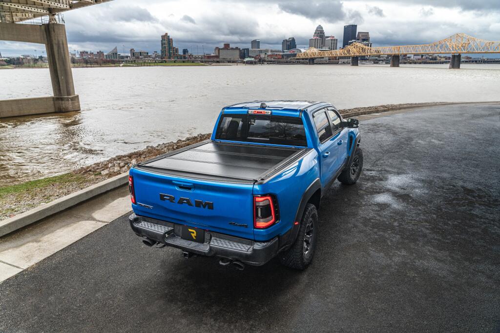 Tonneau Cover Ultra Flex 2019-2026 (New Body Style) Ram 1500 6 Foot 4 Bed Quad/Mega Without RamBox With Multifunction Tailgate Matte Black Finish UnderCover