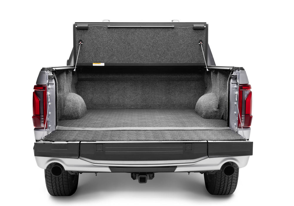Tonneau Cover RealTruck NASCAR Edition 2022-2026 Toyota Tundra 5 Foot 7 Inch Bed With Or Without Deck Rail System Without Trail Special Edition Storage Boxes Matte Black Finish