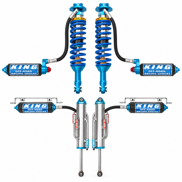 King Shocks 2021+ Ford F-150 Raptor Shocks Kit, 3.0 IBP Front and 3.5 Bypass Rear Shocks