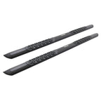 V3 Series Aluminum 5 Inch Elipse Side Steps with Mounting Brackets Textured Black 1999-2016 Ford F-250/F-350 Extended Cab Go Rhino