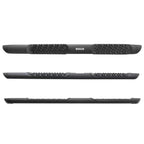 V3 Series Aluminum 5 Inch Elipse Side Steps with Mounting Brackets Textured Black 2018-2026 Jeep Wrangler Go Rhino
