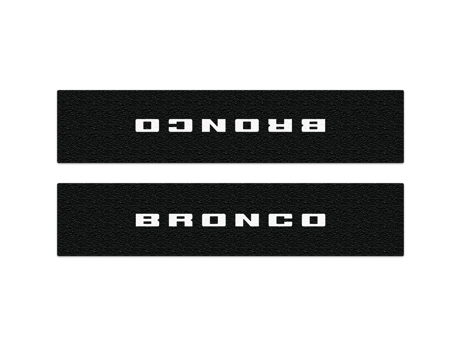 Door Sill Protection Overlays Fits 2021-2026 Ford Bronco