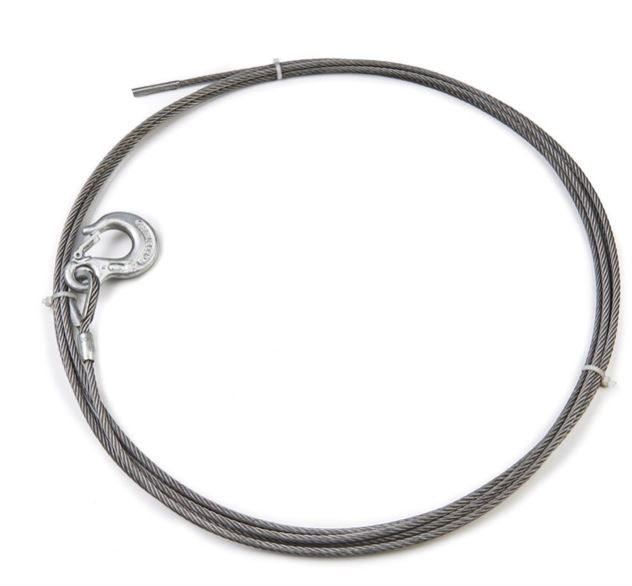 Replacement Steel Winch Rope, 1/4 in x 25 ft, EIPS