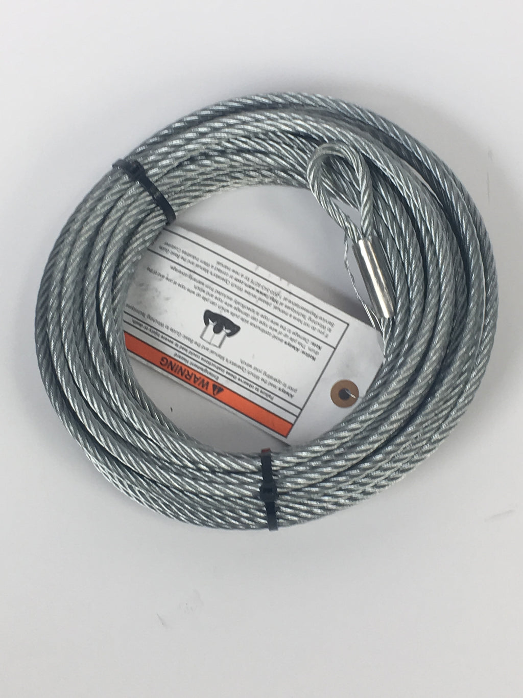 Replacement Steel Winch Rope, 1/4 in x 50 ft