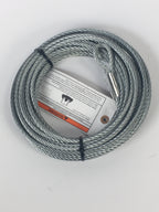 Replacement Steel Winch Rope, 1/4 in x 50 ft